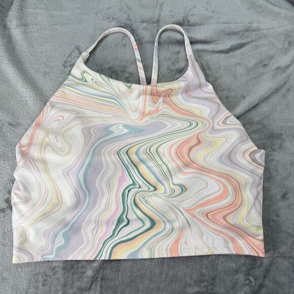 Old Navy Light Support PowerSoft Longline Sports Bra - Picture 3 of 9